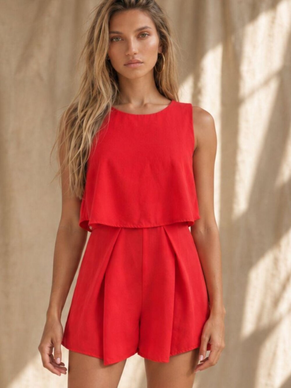 ASTR - Adorable Tomato Red Romper (XS)